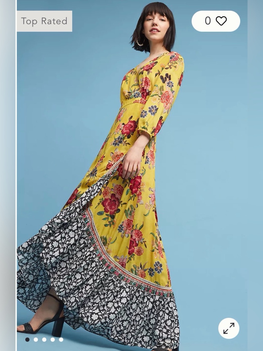 Farm Rio Sunlit Floral Maxi Dress